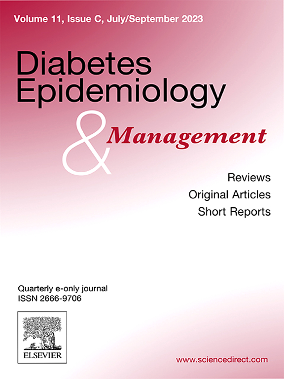 Go to journal home page - Diabetes Epidemiology and Management